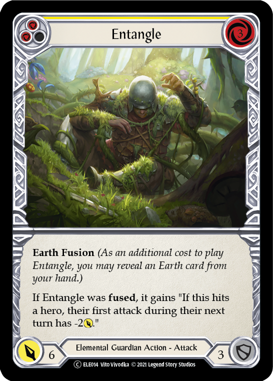 Entangle (Yellow) [U-ELE014] (Tales of Aria Unlimited)  Unlimited Rainbow Foil | Card Merchant Takapuna