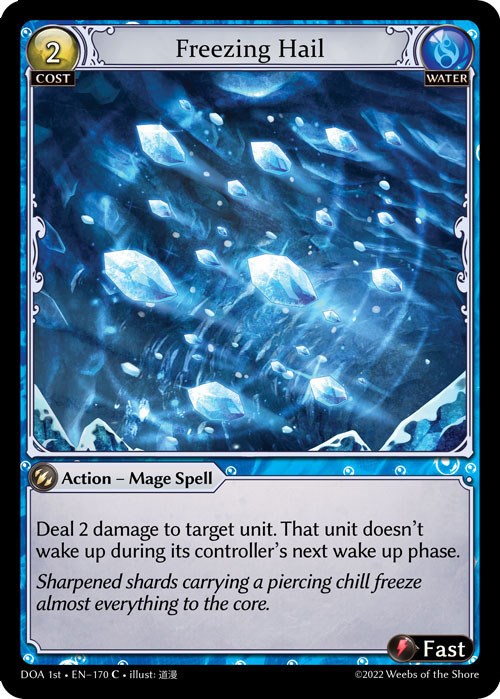 Freezing Hail (170) [Dawn of Ashes: 1st Edition] | Card Merchant Takapuna
