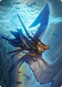Righteous Valkyrie Art Card [Kaldheim Art Series] | Card Merchant Takapuna