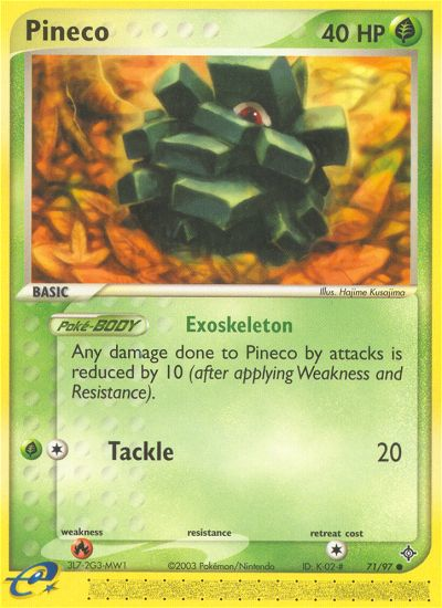 Pineco (71/97) [EX: Dragon] | Card Merchant Takapuna
