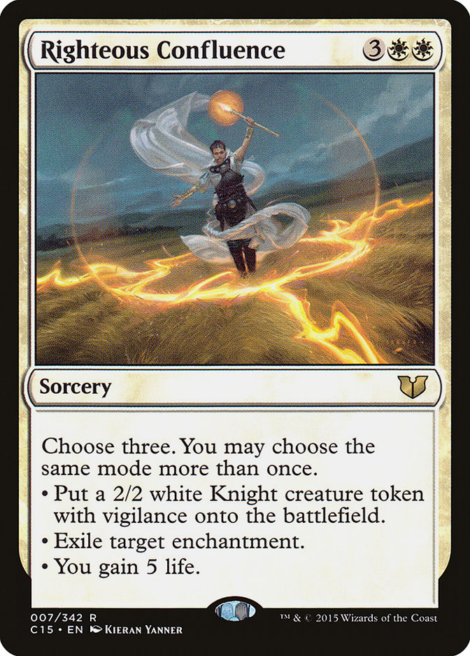 Righteous Confluence [Commander 2015] | Card Merchant Takapuna