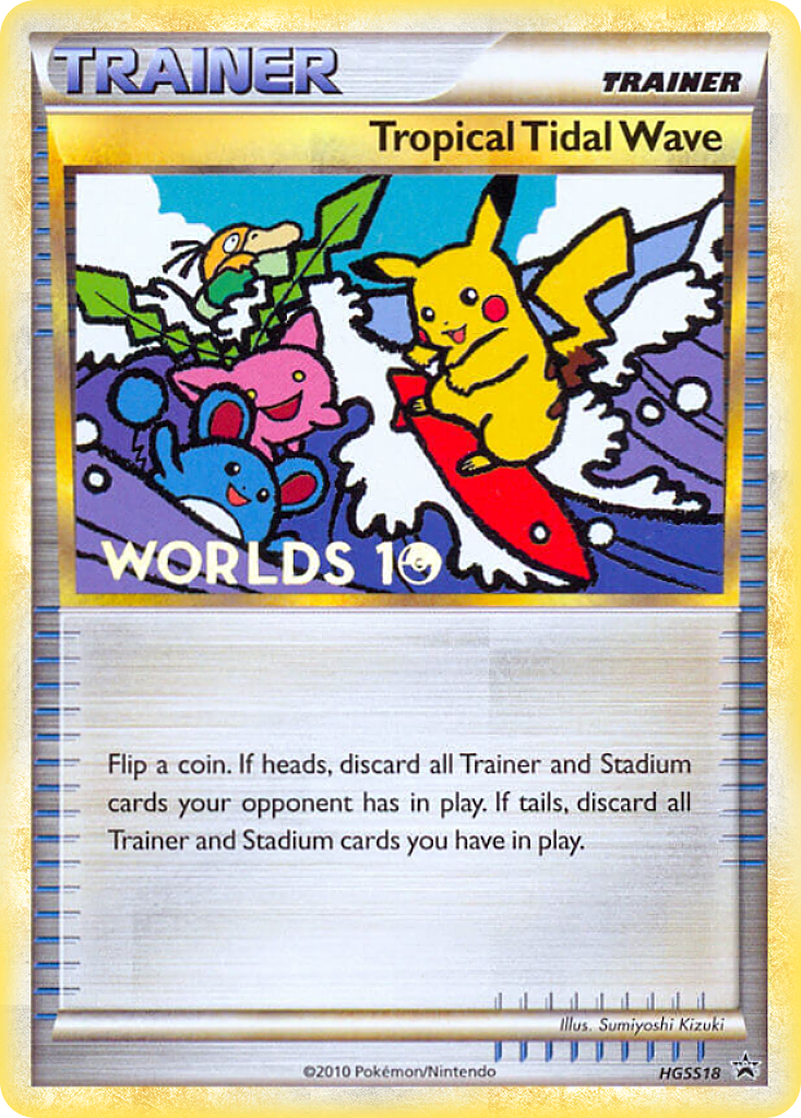 Tropical Tidal Wave (HGSS18) [HeartGold & SoulSilver: Black Star Promos] | Card Merchant Takapuna