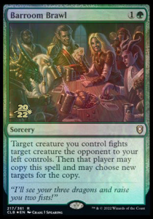 Barroom Brawl [Commander Legends: Battle for Baldur's Gate Prerelease Promos] | Card Merchant Takapuna