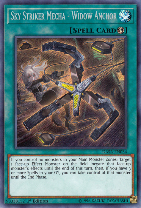 Sky Striker Mecha - Widow Anchor [DASA-EN034] Secret Rare | Card Merchant Takapuna
