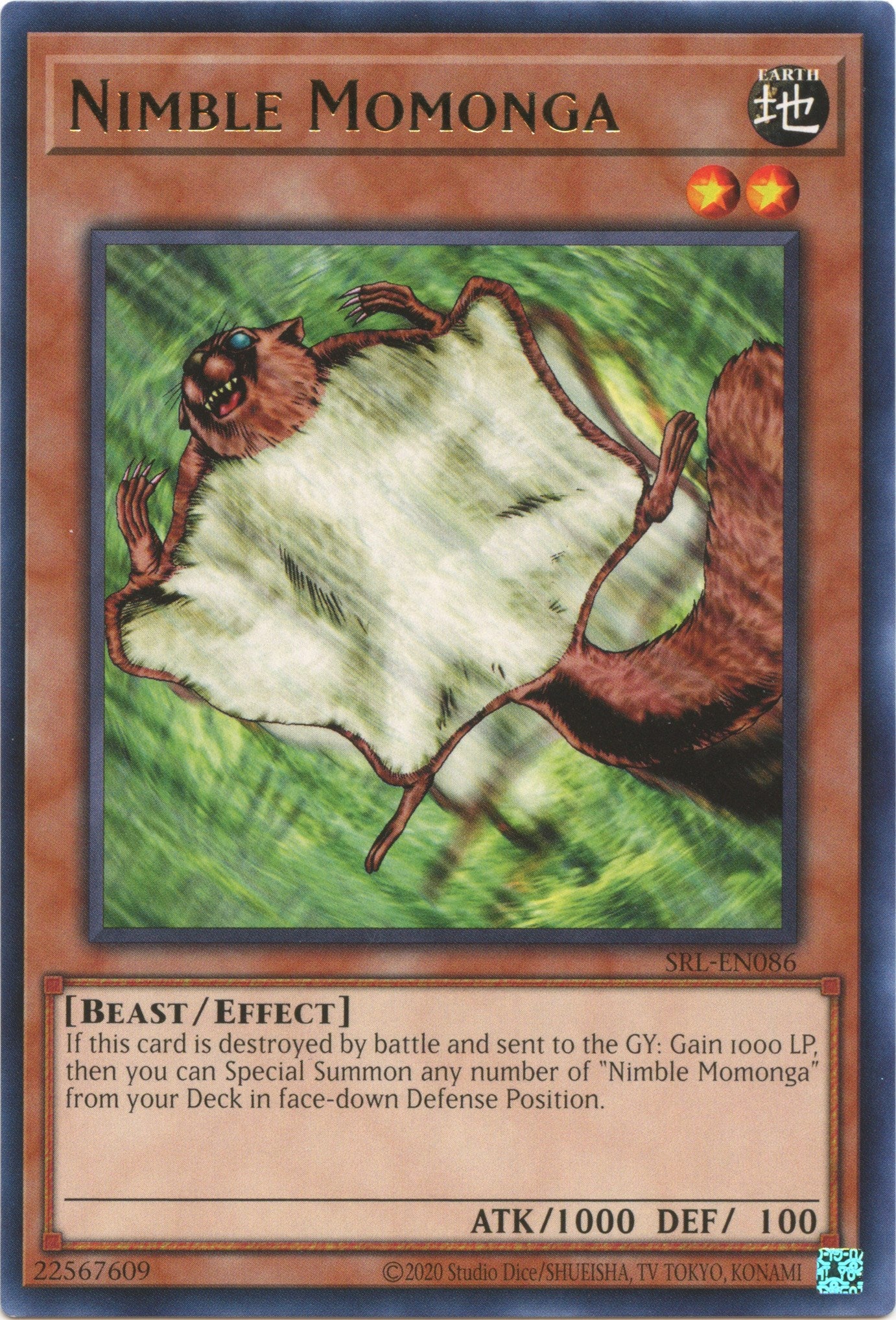 Nimble Momonga (25th Anniversary) [SRL-EN086] Rare | Card Merchant Takapuna