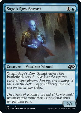 Sage's Row Savant [Jumpstart 2022] | Card Merchant Takapuna