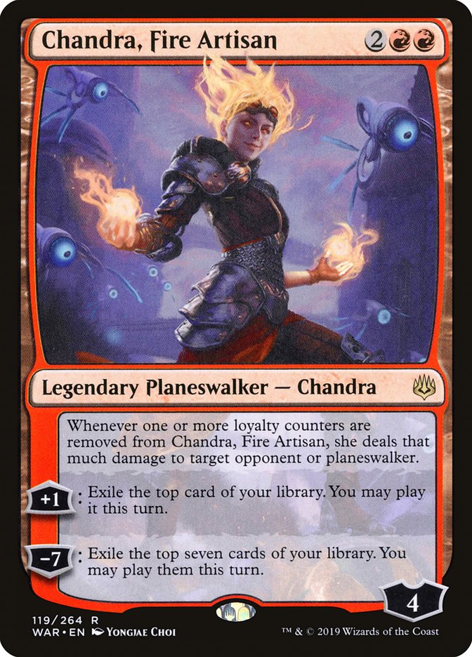 Chandra, Fire Artisan [War of the Spark] | Card Merchant Takapuna