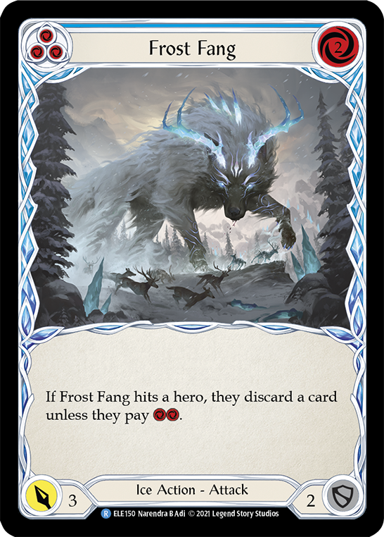 Frost Fang (Blue) [ELE150] (Tales of Aria)  1st Edition Normal | Card Merchant Takapuna