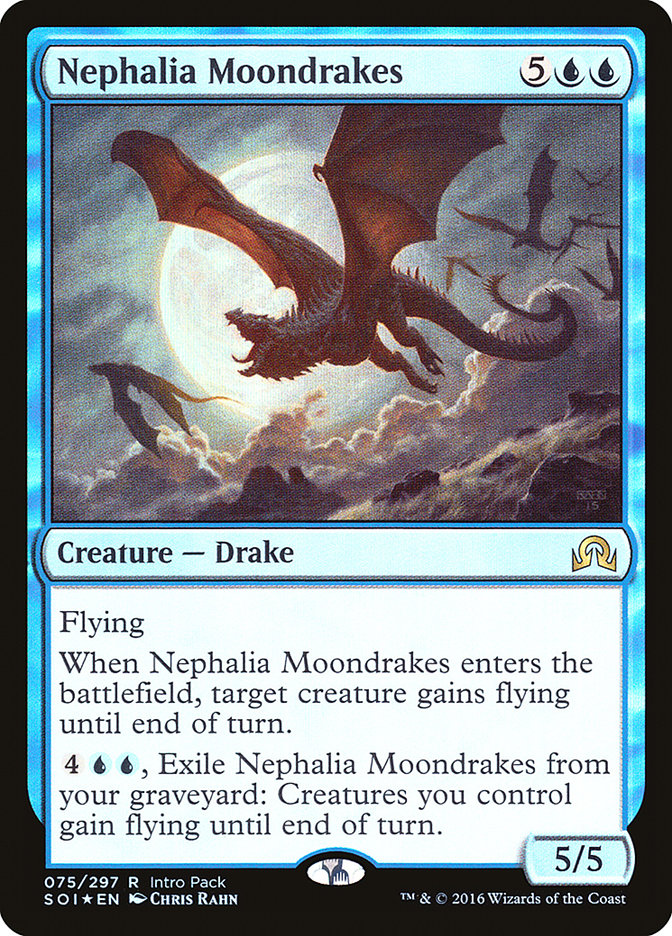 Nephalia Moondrakes (Intro Pack) [Shadows over Innistrad Promos] | Card Merchant Takapuna