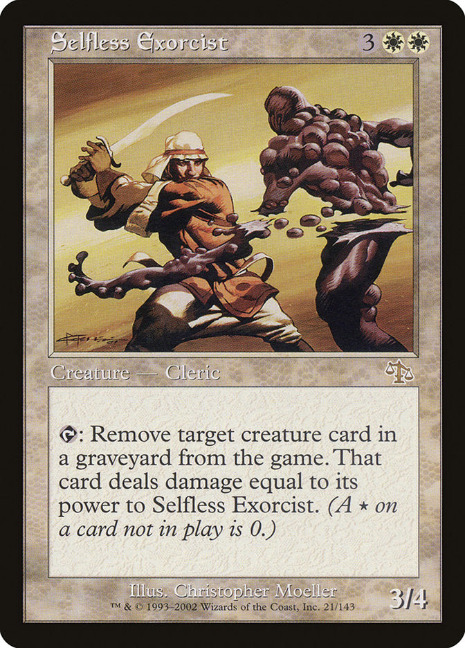 Selfless Exorcist [Judgment] | Card Merchant Takapuna