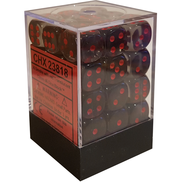 Chessex 36-Die Set - Translucent | Card Merchant Takapuna