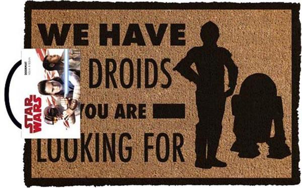 Star Wars: We Have the Droids you are Looking for Doormat | Card Merchant Takapuna