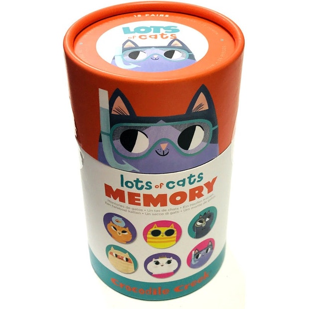 Crocodile Creek- Lots of Cats memory game | Card Merchant Takapuna