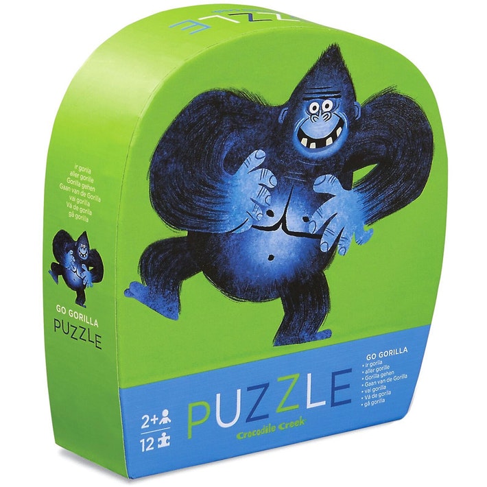 Crocodile Creek - Go Gorilla puzzle 12pcs | Card Merchant Takapuna