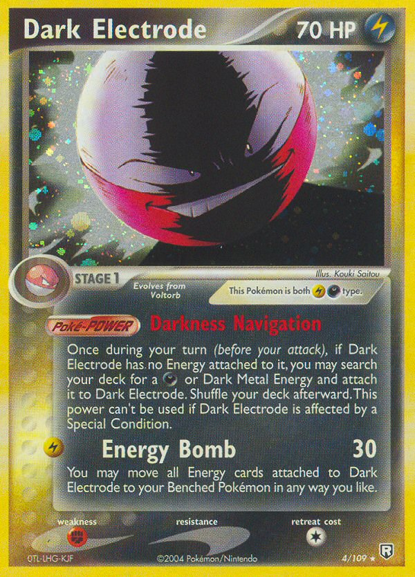 Dark Electrode (4/109) [EX: Team Rocket Returns] | Card Merchant Takapuna
