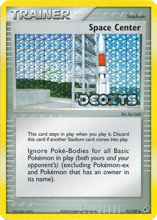 Space Center (91/107) (Stamped) [EX: Deoxys] | Card Merchant Takapuna