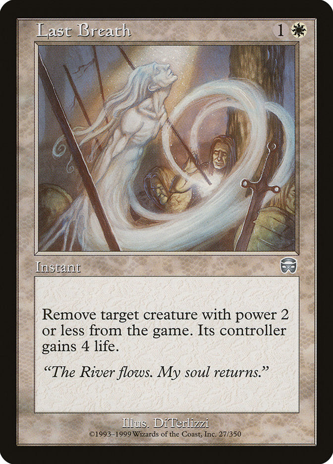 Last Breath [Mercadian Masques] | Card Merchant Takapuna