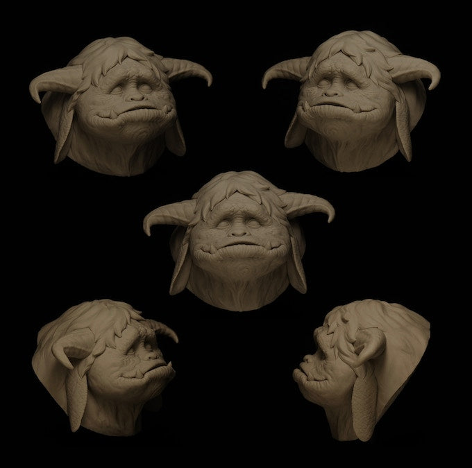 Labyrinth - Ludo 1/10 Scale Bust Model Unpainted