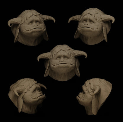 Labyrinth - Ludo 1/10 Scale Bust Model Unpainted
