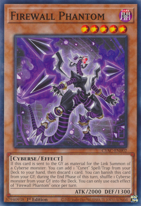 Firewall Phantom [CYAC-EN002] Common | Card Merchant Takapuna