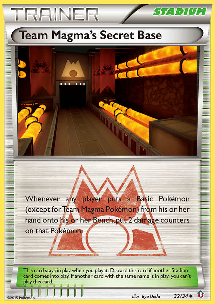 Team Magma's Secret Base (32/34) [XY: Double Crisis] | Card Merchant Takapuna