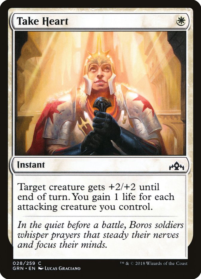 Take Heart [Guilds of Ravnica] | Card Merchant Takapuna