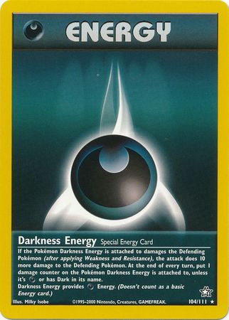 Darkness Energy (104/111) [Neo Genesis Unlimited] | Card Merchant Takapuna