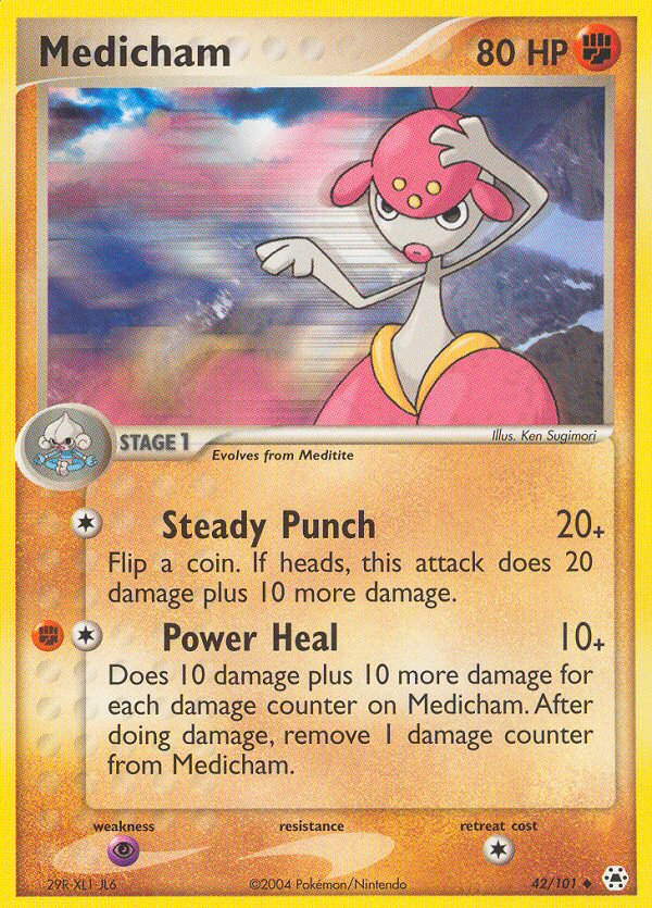 Medicham (42/101) [EX: Hidden Legends] | Card Merchant Takapuna