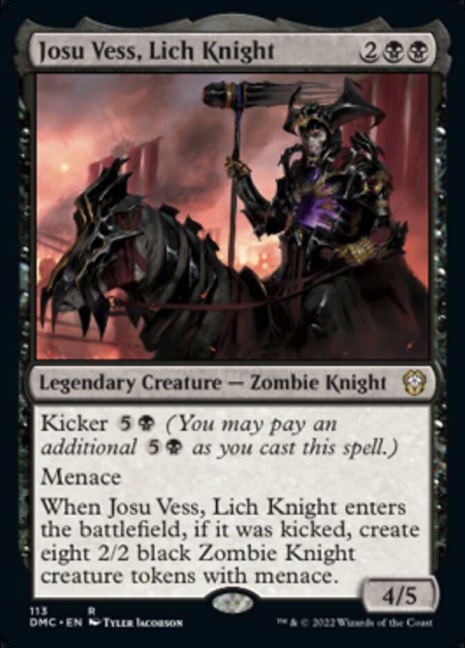 Josu Vess, Lich Knight [Dominaria United Commander] | Card Merchant Takapuna