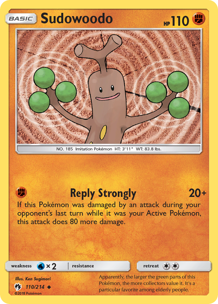 Sudowoodo (110/214) [Sun & Moon: Lost Thunder] | Card Merchant Takapuna