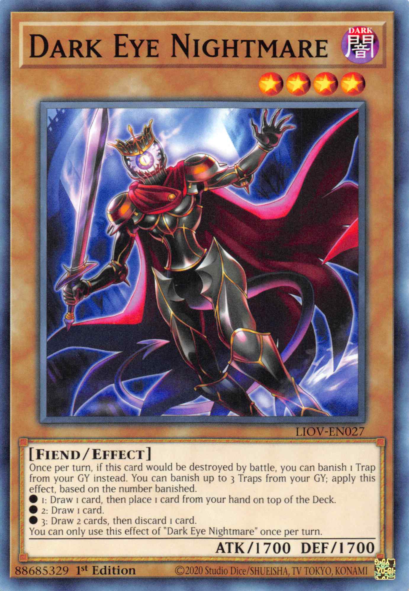 Dark Eye Nightmare [LIOV-EN027] Common | Card Merchant Takapuna