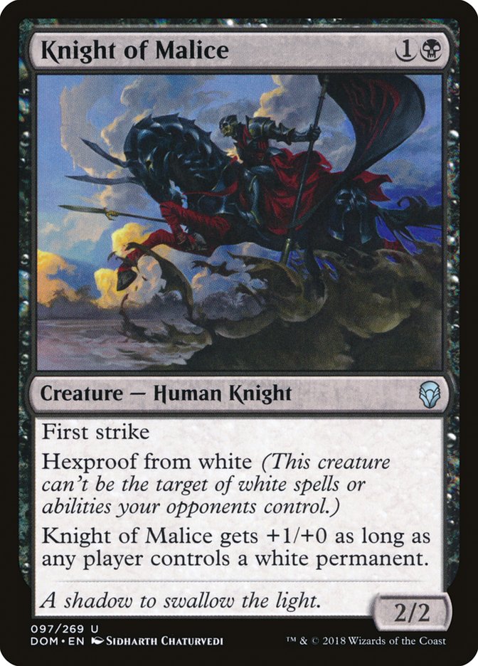 Knight of Malice [Dominaria] | Card Merchant Takapuna