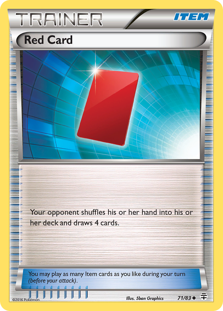 Red Card (71/83) [XY: Generations] | Card Merchant Takapuna