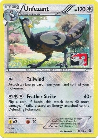 Unfezant (82/98) (League Promo) [Black & White: Emerging Powers] | Card Merchant Takapuna