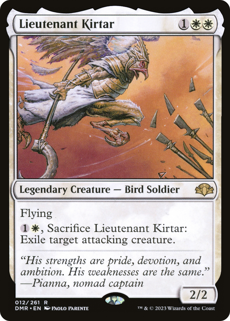 Lieutenant Kirtar [Dominaria Remastered] | Card Merchant Takapuna