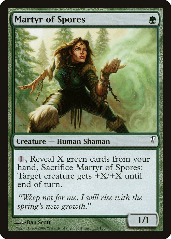 Martyr of Spores [Coldsnap] | Card Merchant Takapuna