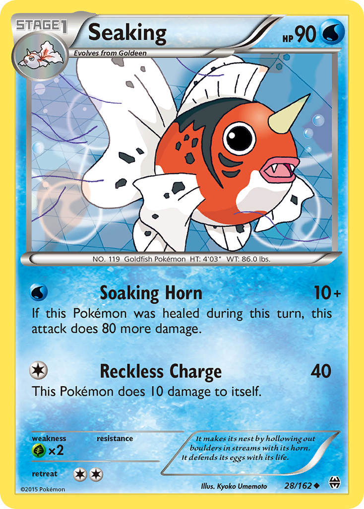 Seaking (28/162) [XY: BREAKthrough] | Card Merchant Takapuna