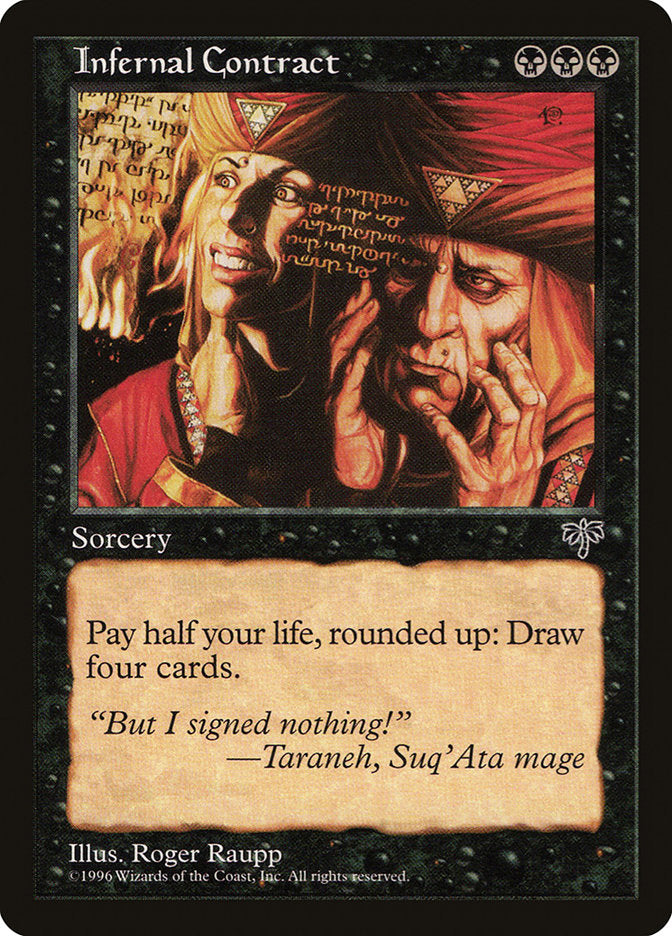 Infernal Contract [Mirage] | Card Merchant Takapuna