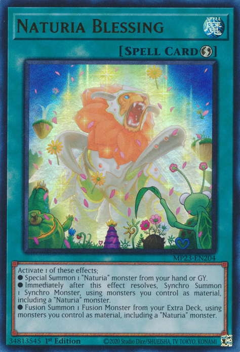 Naturia Blessing [MP23-EN204] Ultra Rare | Card Merchant Takapuna