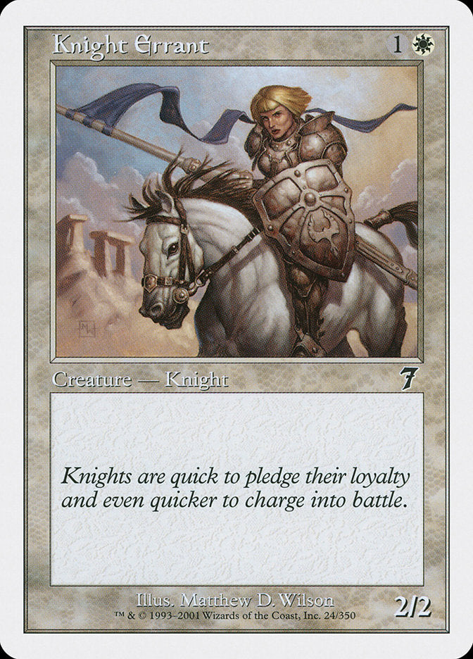 Knight Errant [Seventh Edition] | Card Merchant Takapuna
