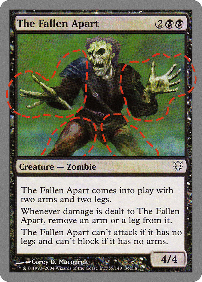 The Fallen Apart [Unhinged] | Card Merchant Takapuna