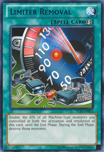 Limiter Removal (Blue) [DL16-EN013] Rare | Card Merchant Takapuna