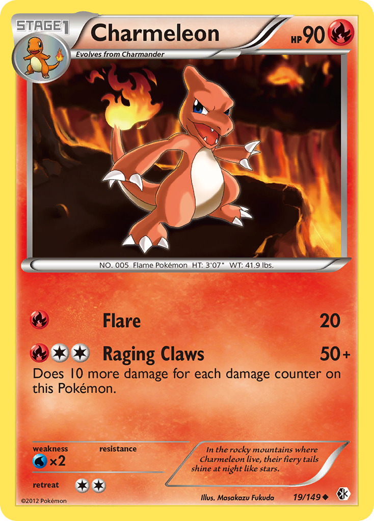 Charmeleon (19/149) [Black & White: Boundaries Crossed] | Card Merchant Takapuna
