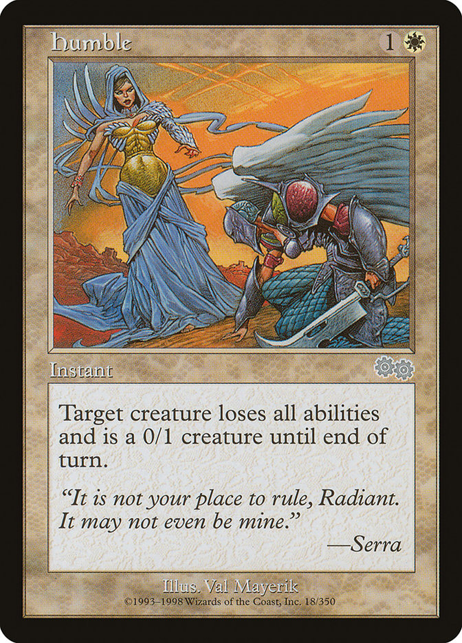 Humble [Urza's Saga] | Card Merchant Takapuna