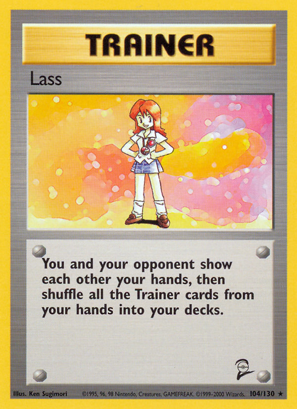 Lass (104/130) [Base Set 2] | Card Merchant Takapuna