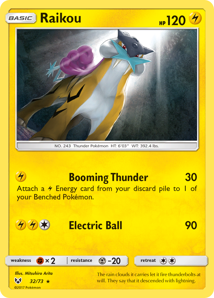 Raikou (32/73) [Sun & Moon: Shining Legends] | Card Merchant Takapuna