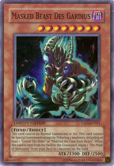 Masked Beast Des Gardius [TAEV-ENSE1] Super Rare | Card Merchant Takapuna