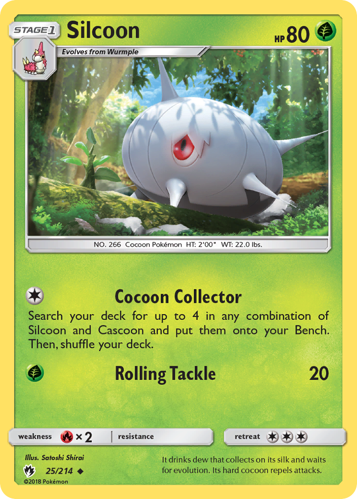 Silcoon (25/214) [Sun & Moon: Lost Thunder] | Card Merchant Takapuna