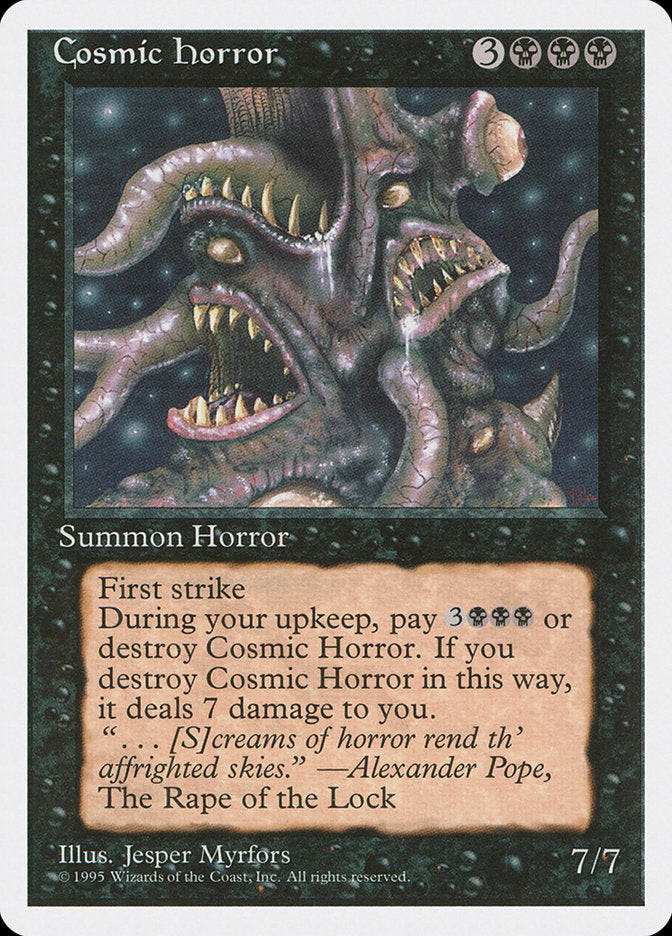 Cosmic Horror [Fourth Edition] | Card Merchant Takapuna