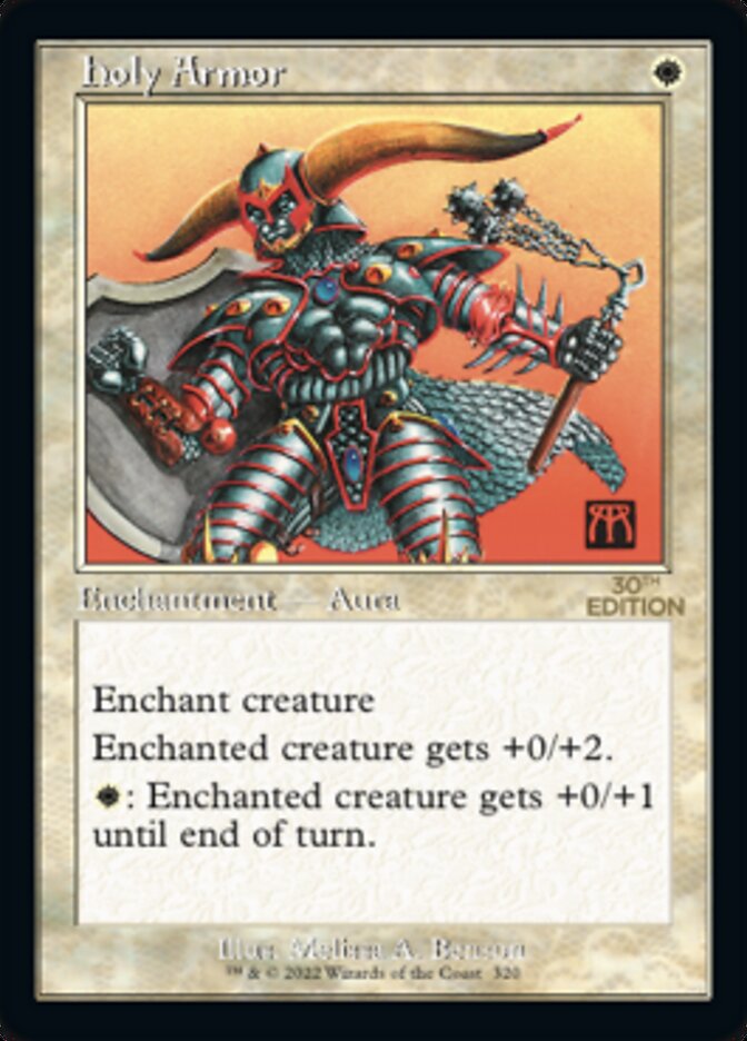 Holy Armor (Retro) [30th Anniversary Edition] | Card Merchant Takapuna